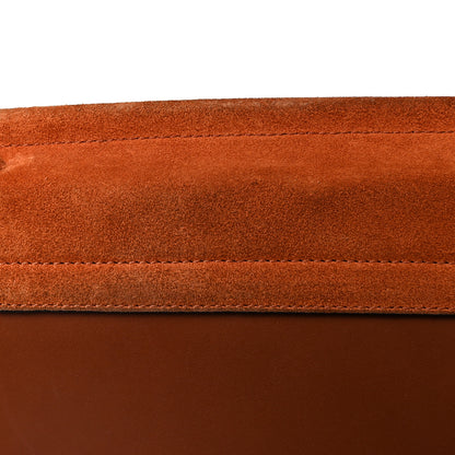 Chloe Suede Calfskin Medium Faye Shoulder Bag Tobacco 13 of 17