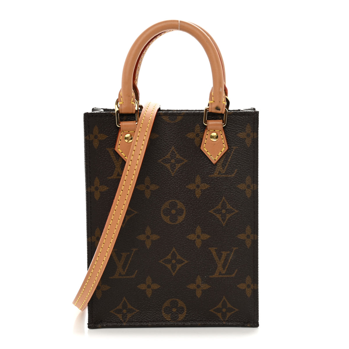 Louis Vuitton Monogram Petit Sac Plat 1 of 10