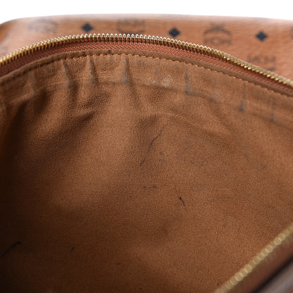MCM Visetos Medium Liz Reversible Shopper Tote Cognac 16 of 31