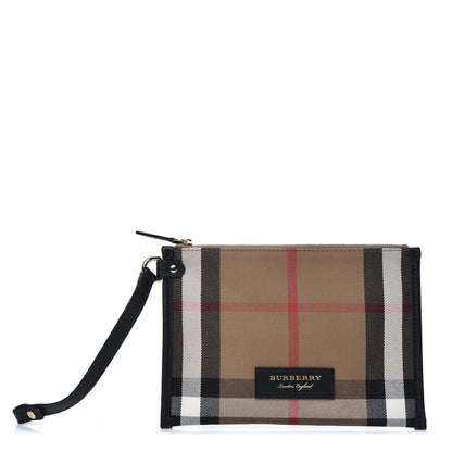 Burberry House Check Zip Pouch Black 1 of 8