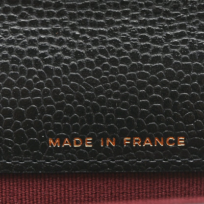 Chanel Caviar Quilted Flap Card Holder Wallet Black 7 of 9