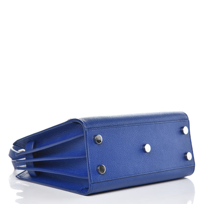 Saint Laurent Grained Calfskin Nano Sac De Jour Cobalt Blue 4 of 11
