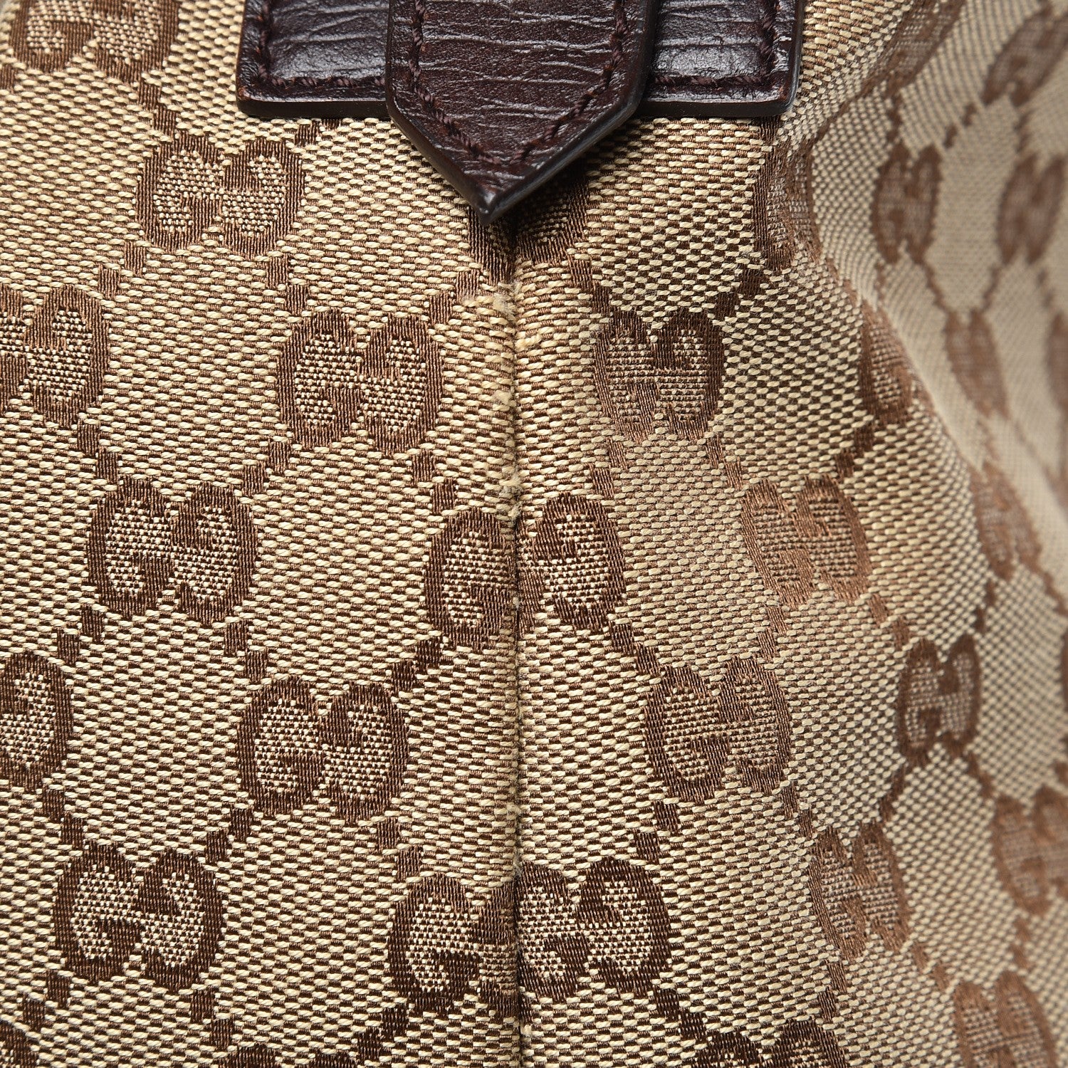 Gucci Monogram Large Horsebit Chain Hobo Dark Brown 10 of 12
