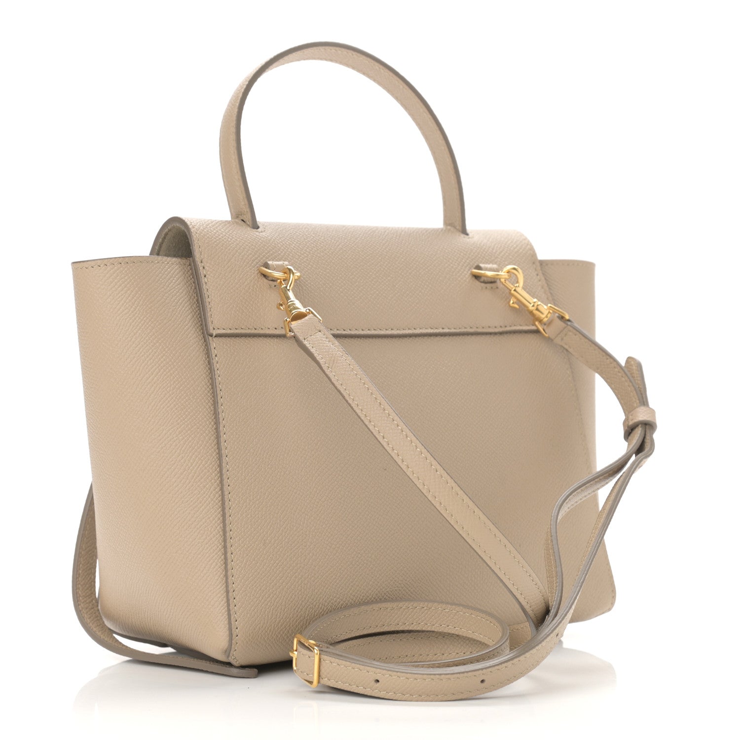 Celine Grained Calfskin Nano Belt Bag Light Taupe 3 of 11