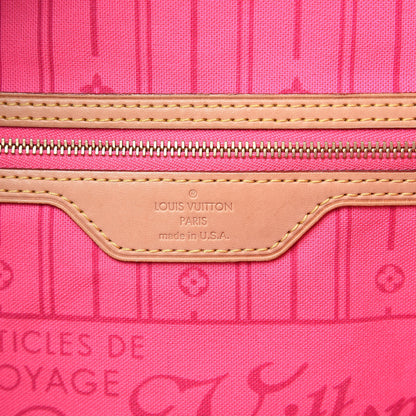 Louis Vuitton Monogram Roses Neverfull MM 6 of 15