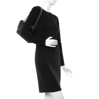 Chanel Lambskin Quilted Medium Double Flap Black 2 of 9