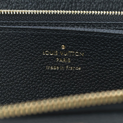 Louis Vuitton Empreinte Monogram Giant Zippy Wallet Black Beige 6 of 9