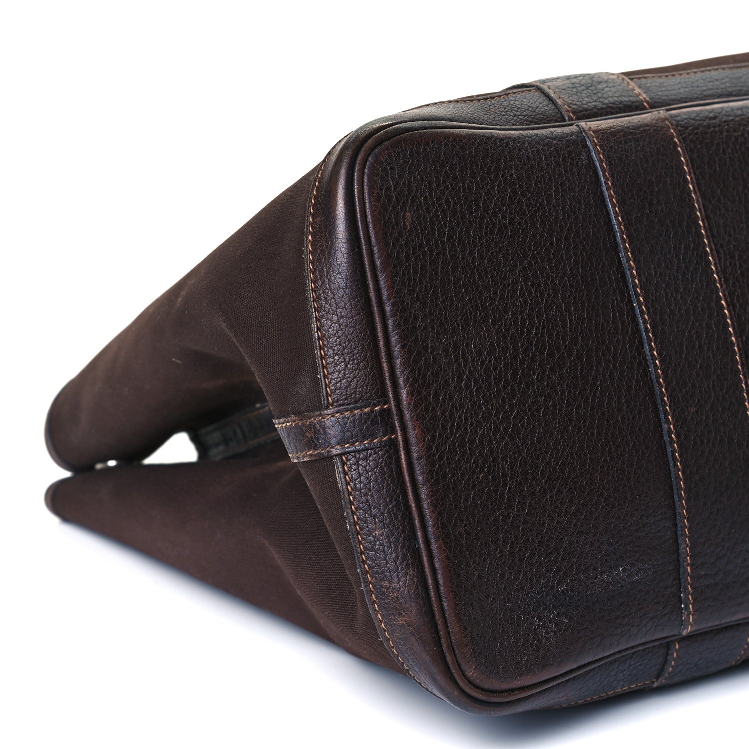 Hermes Toile Negonda Garden Party Tote 36 MM Chocolate 7 of 15