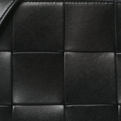 Bottega Veneta Calfskin Maxi Intrecciato Cassette Camera Bag Black 7 of 10
