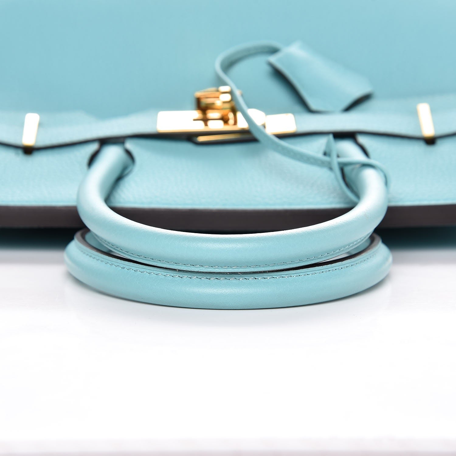 Hermes Togo Birkin 30 Bleu Atoll 31 of 35