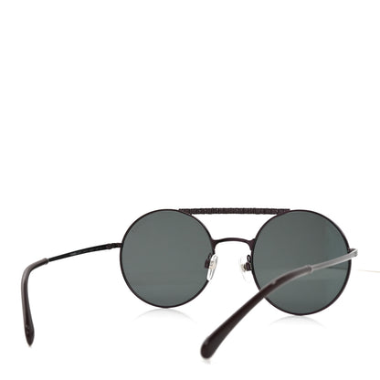 Chanel Metal Winter Round Sunglasses 4232 Bordeaux 4 of 7