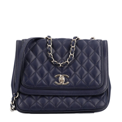 Chanel Lambskin Quilted Medium Lovely Day Flap Blue 1 of 10