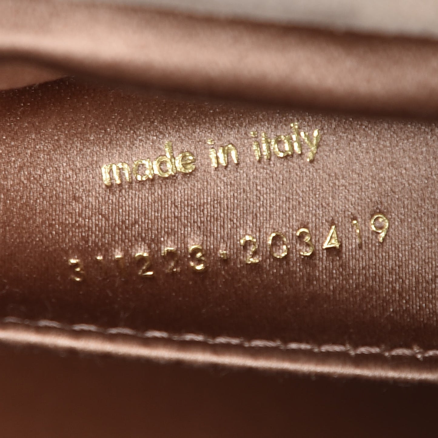 Patent Calfskin Monogram Large Belle De Jour Clutch Chair