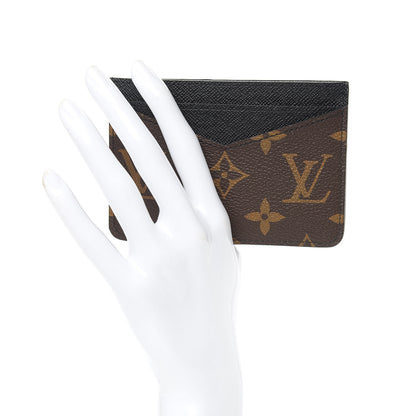 Louis Vuitton Monogram Macassar Neo Porte-Cartes Card Holder 2 of 7
