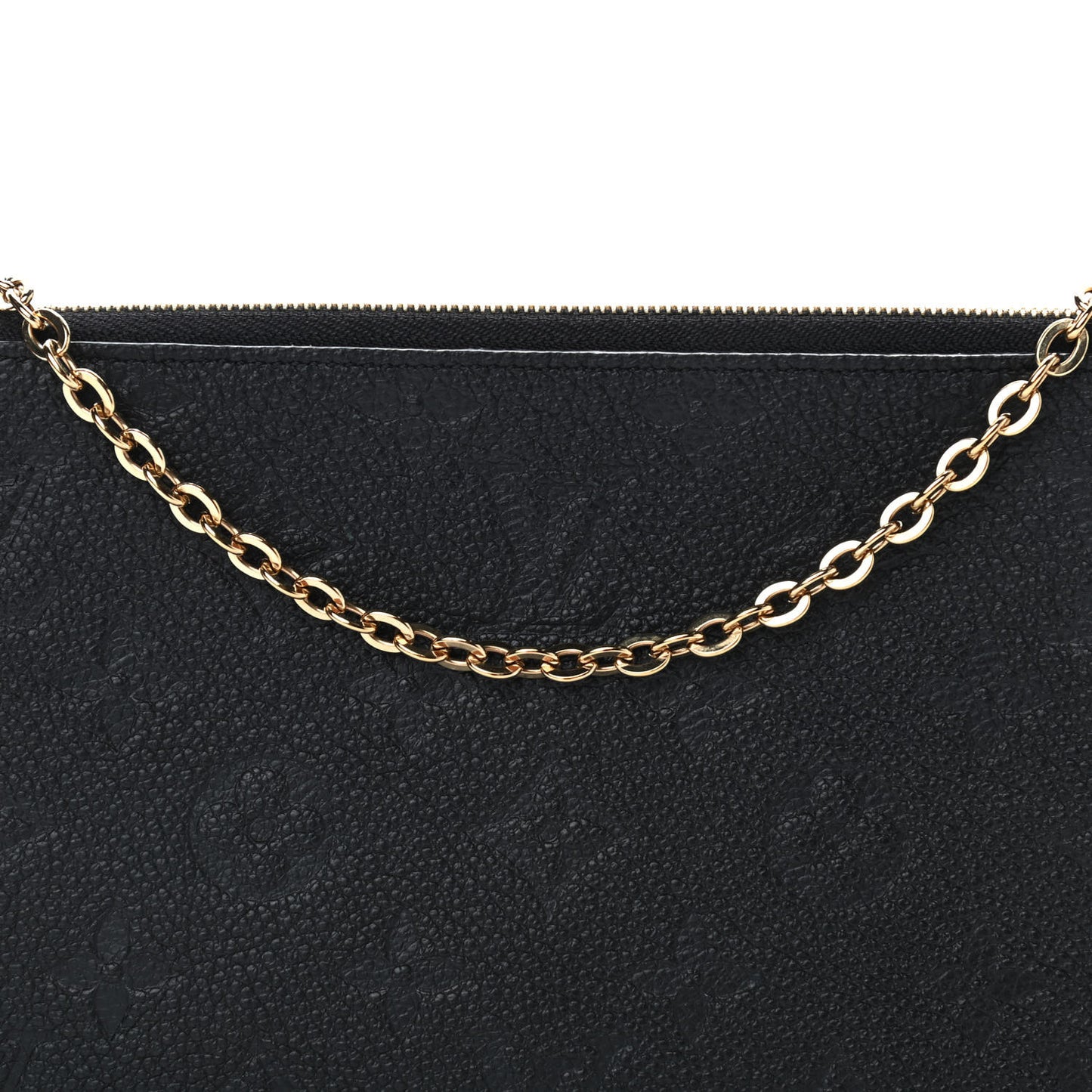 Empreinte Double Zip Pochette Black