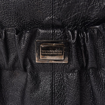 Burberry Calfskin Hobo Black 10 of 13
