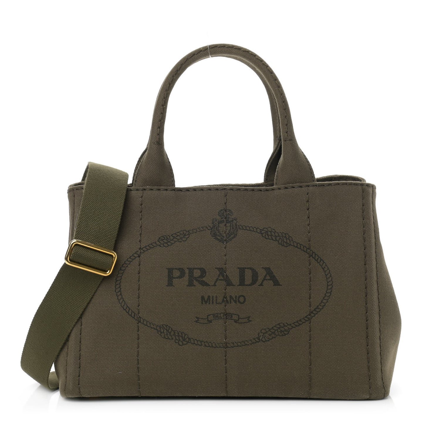 Canapa Small Logo Tote Khaki