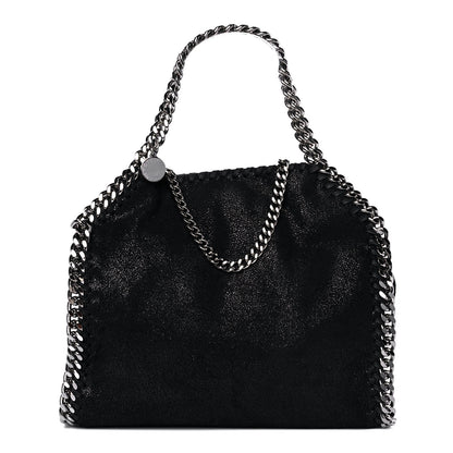 Stella McCartney Shaggy Deer Mini Falabella Fold Over Tote Black 1 of 10