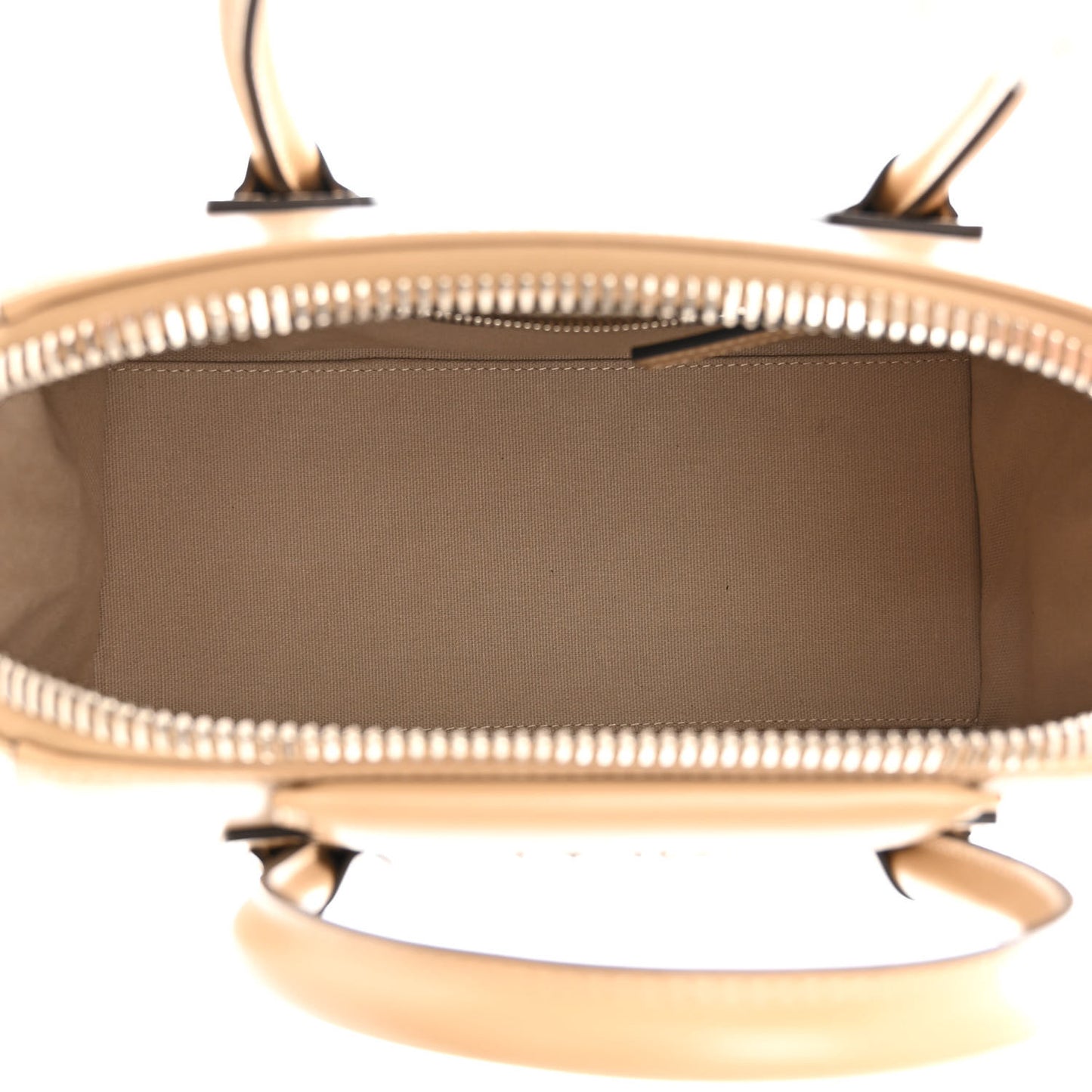 Shiny Lord Calfskin Small Antigona Beige Cappuccino