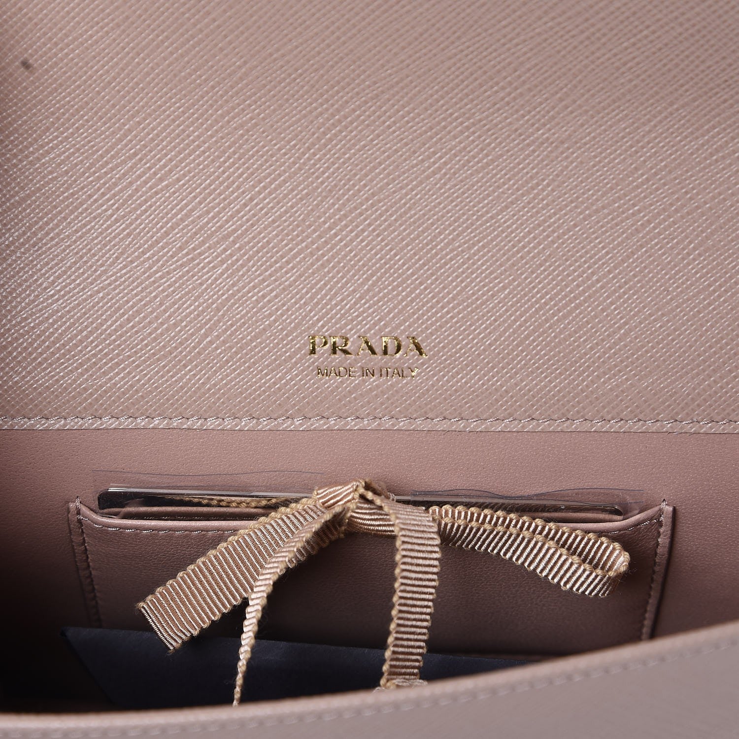 Prada Saffiano Lux Crossbody Bag Cipria 6 of 6
