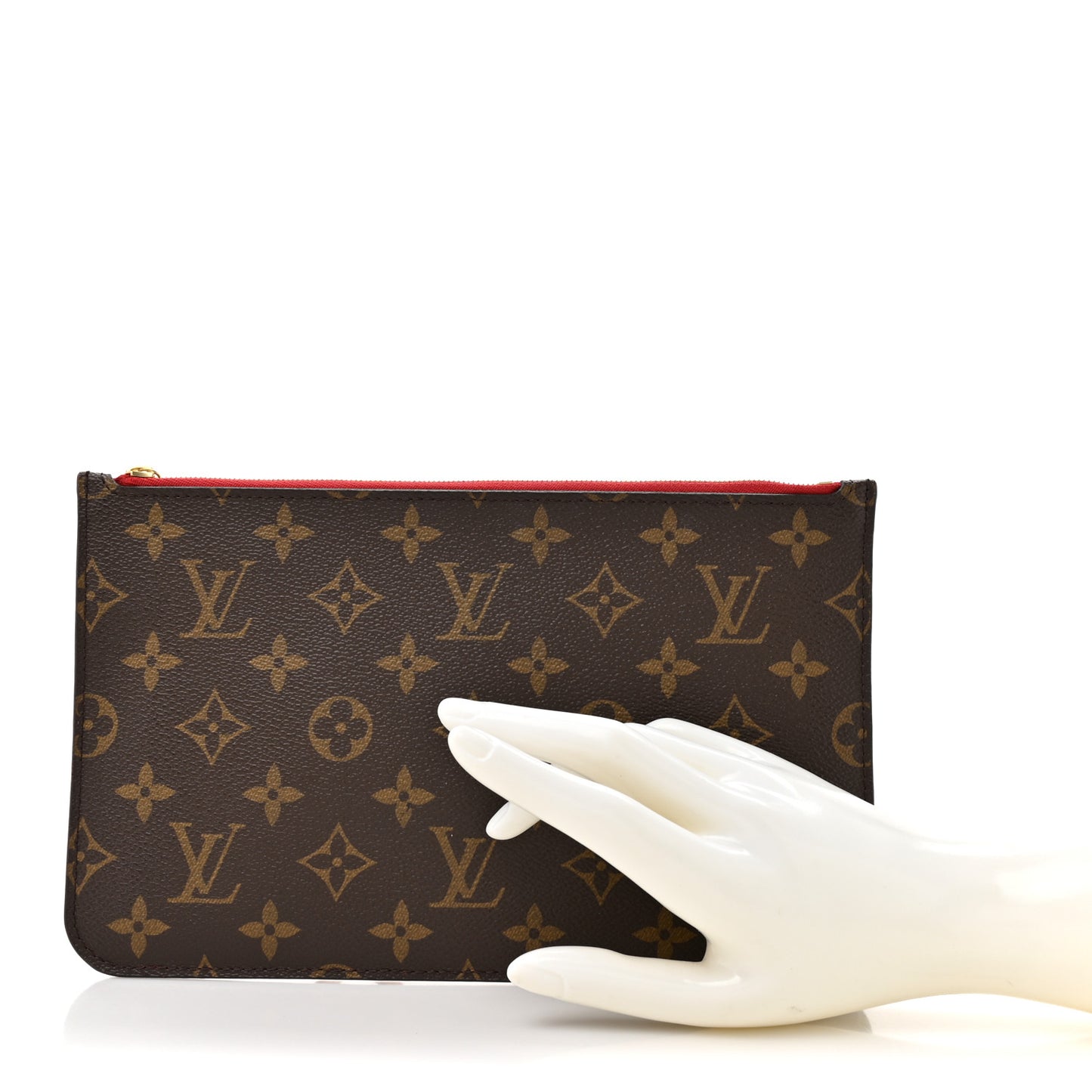 Monogram Neverfull MM GM Pochette Cherry