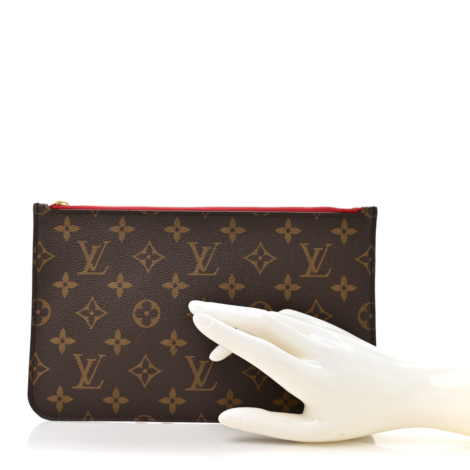 Louis Vuitton Monogram Neverfull MM GM Pochette Cherry 2 of 8