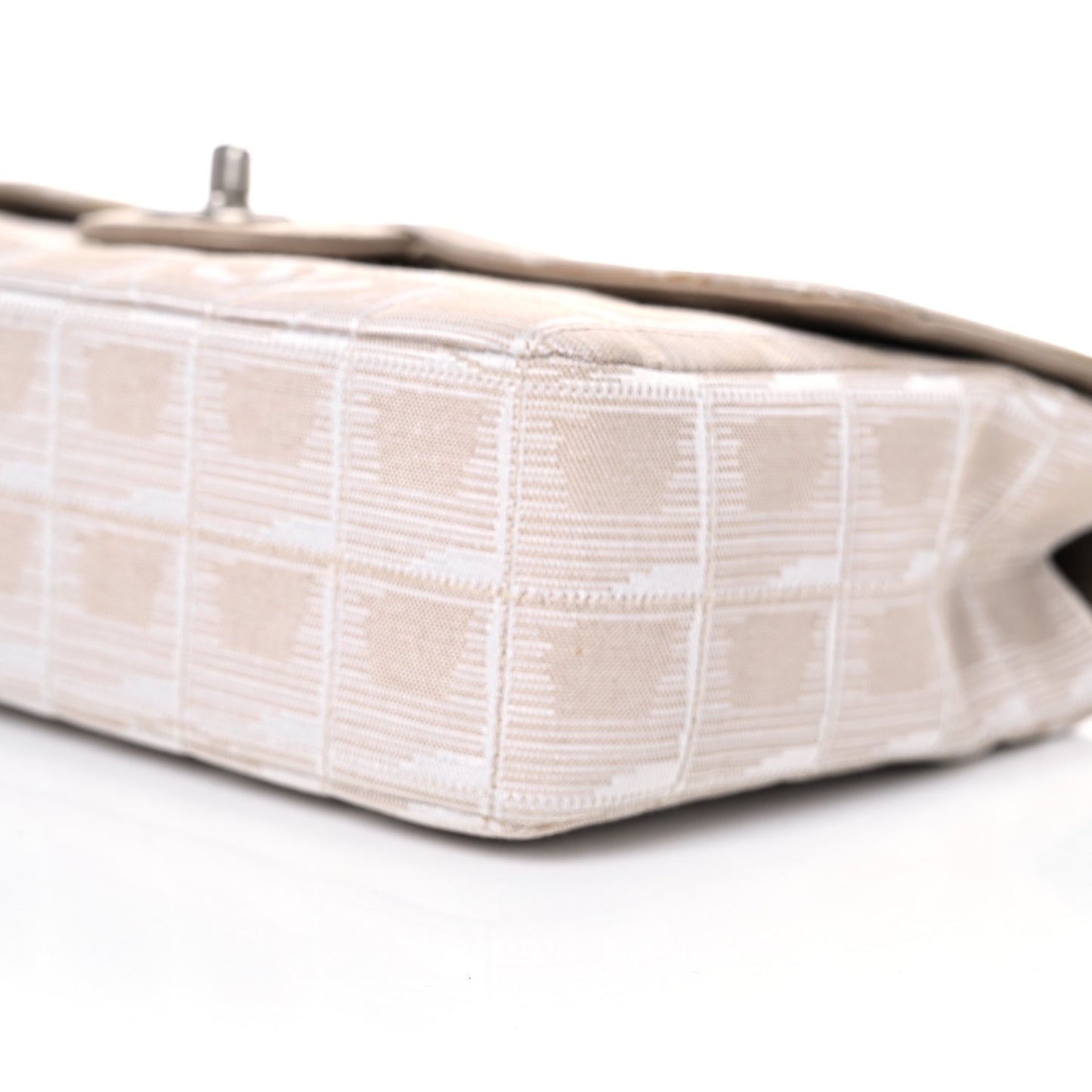 Nylon Medium Travel Flap Light Beige