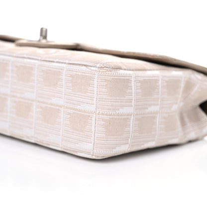 Chanel Nylon Medium Travel Flap Light Beige 8 of 11
