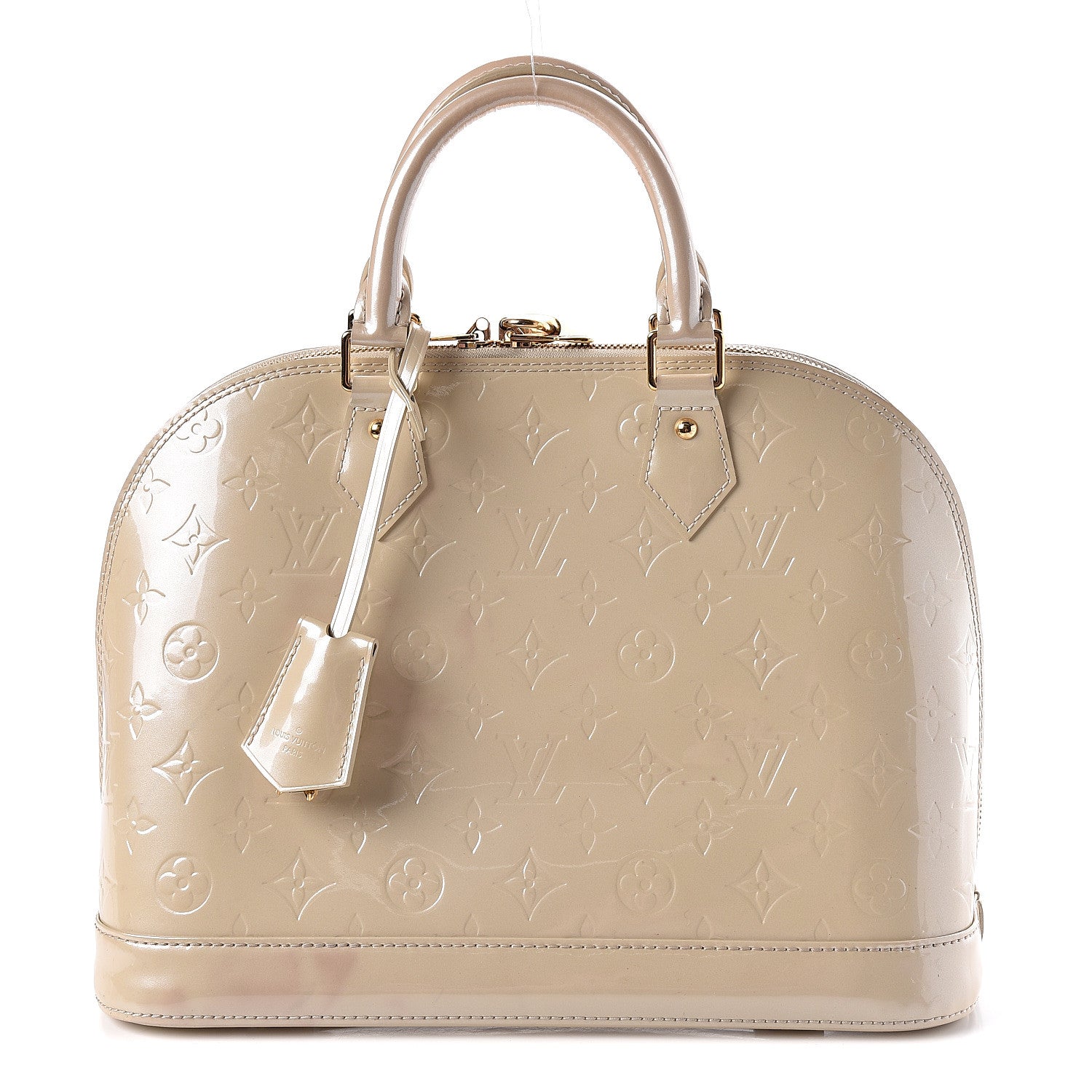 Louis Vuitton Vernis Alma PM Blanc Corail 1 of 15
