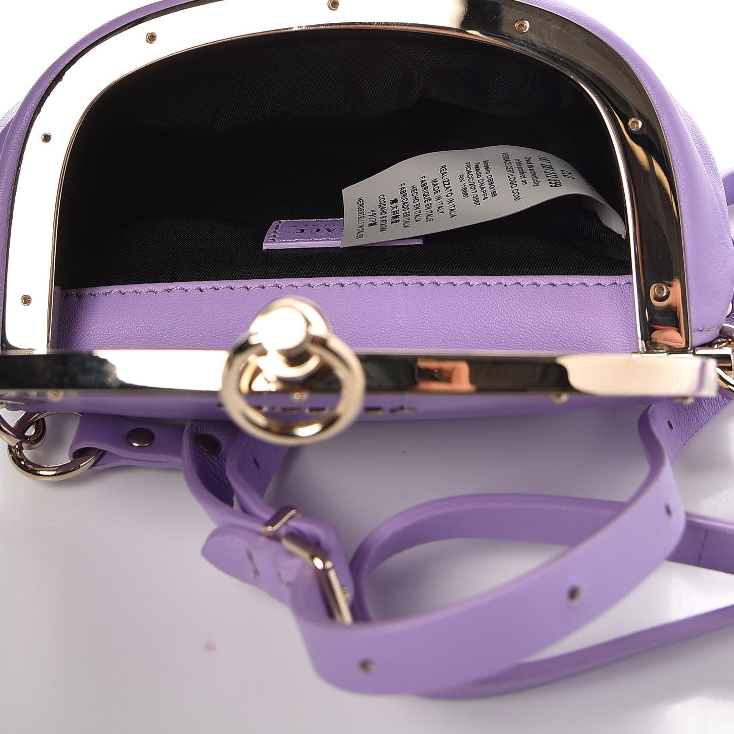Nappa Metalways Belt Bag Purple