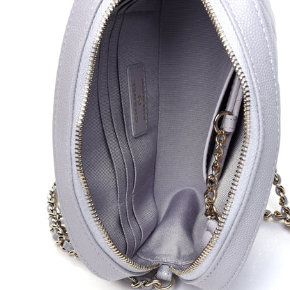 Chanel Caviar Quilted Camera Case Grey 4 of 4