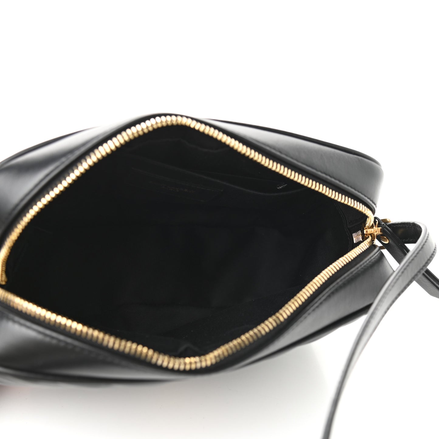 Calfskin Matelasse Monogram Lou Camera Bag Black
