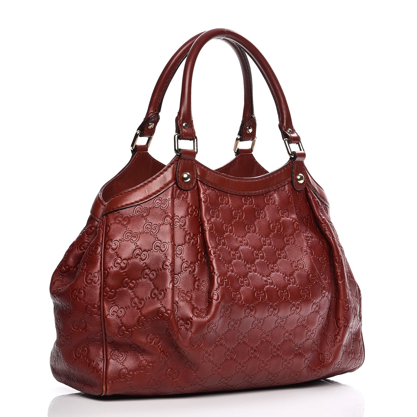 Guccissima Medium Sukey Tote Raspberry Candy