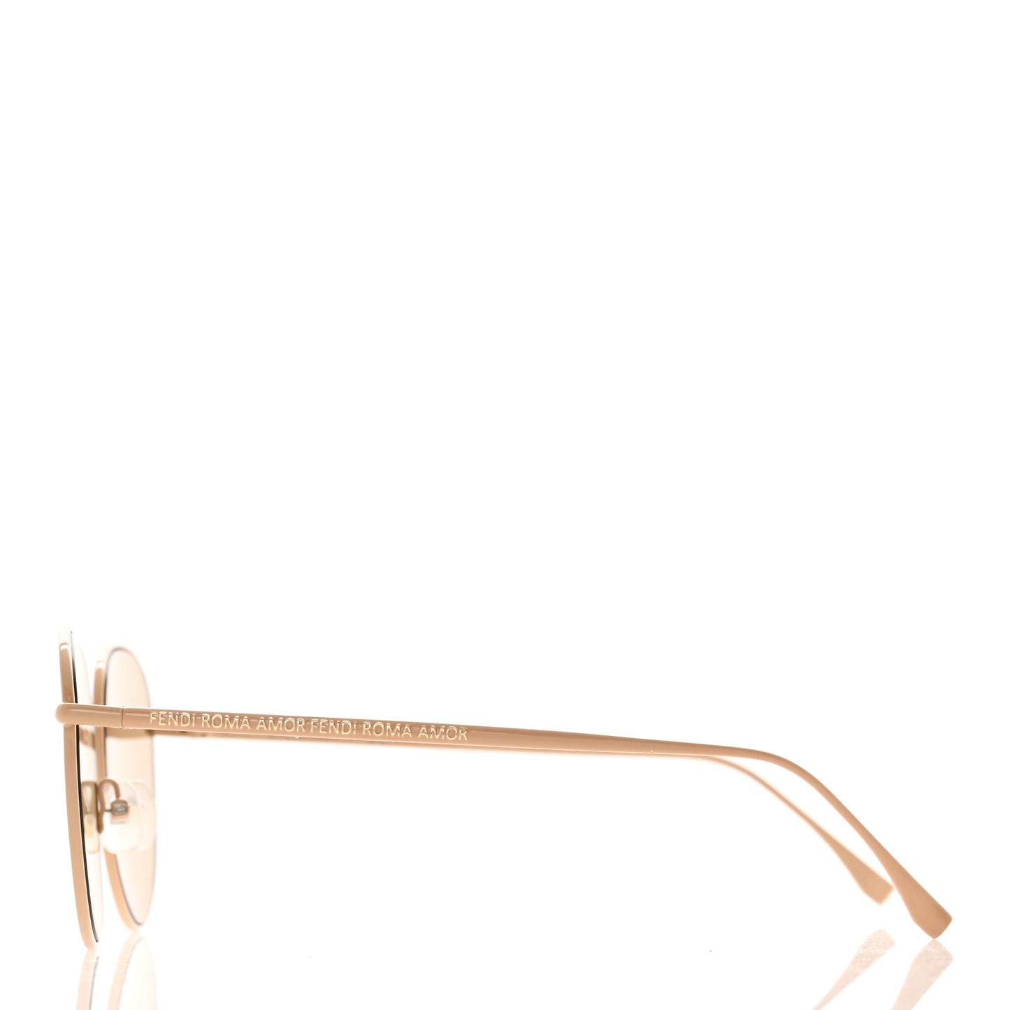 Metal Aviator Sunglasses FF 0379/G/S Gold