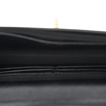 Chanel Lambskin Quilted Logo WOC Wallet On Chain Black 5 of 12