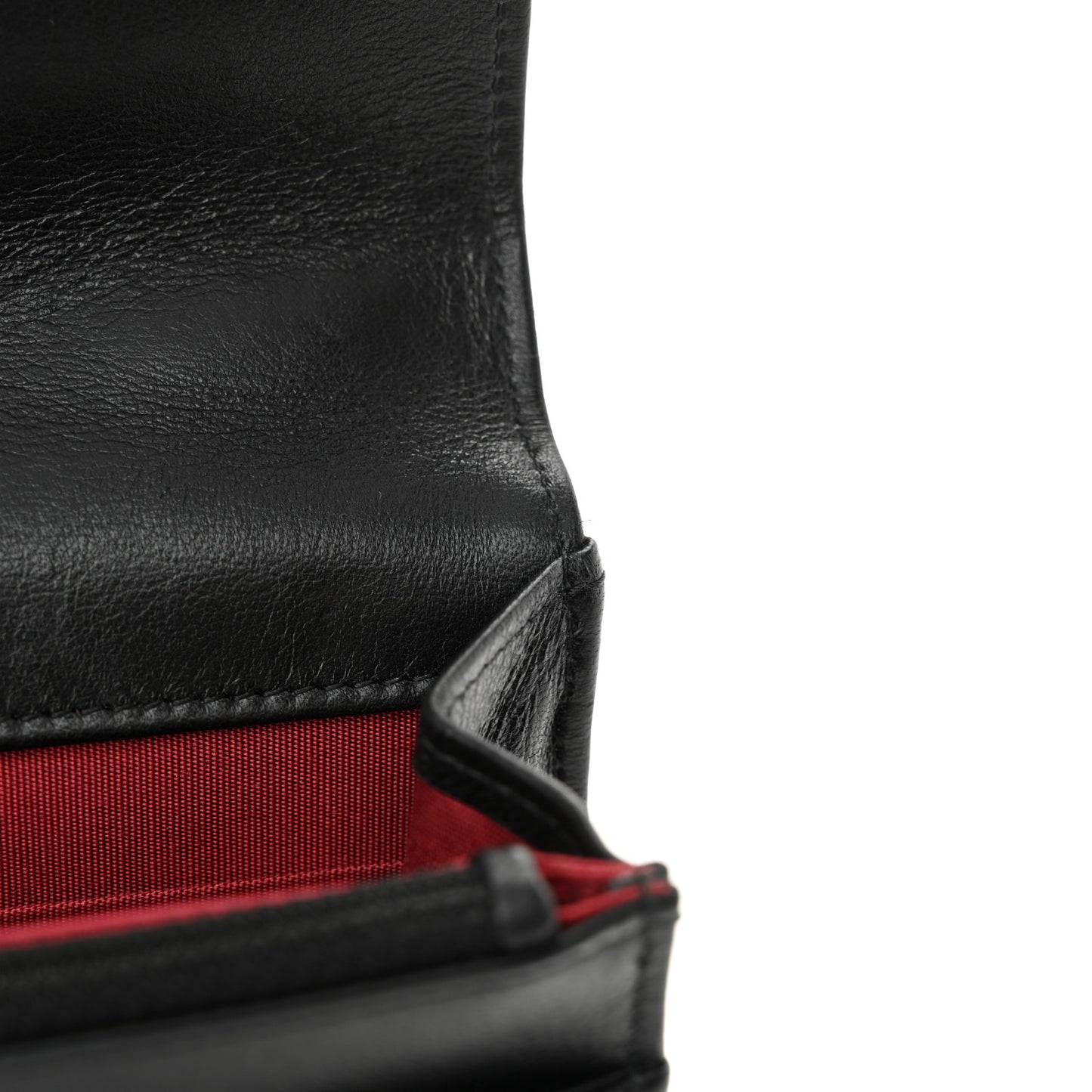 Lambskin Quilted Chanel 19 Wallet On Chain WOC Black