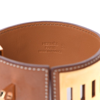 Hermes Barenia Collier de Chien CDC Bracelet S Fauve 5 of 7