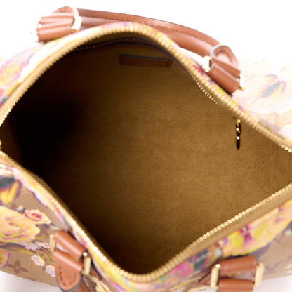 Louis Vuitton Metallic Monogram LV Garden Speedy Bandouliere 25 Gold 5 of 12