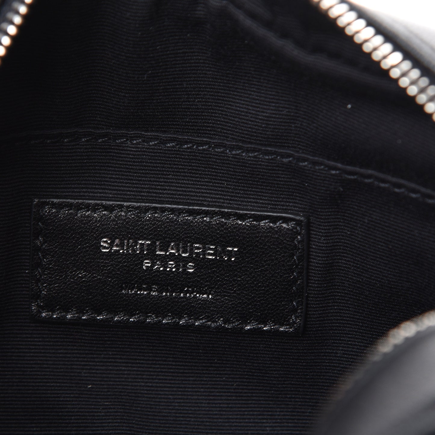 Lambskin Monogram Lou Belt Bag Black