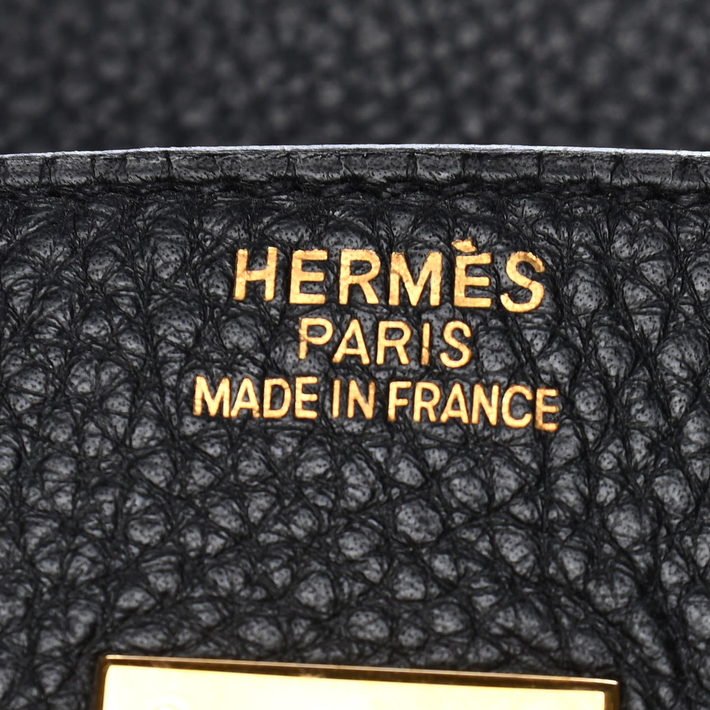 Taurillon Clemence Birkin 35 Black