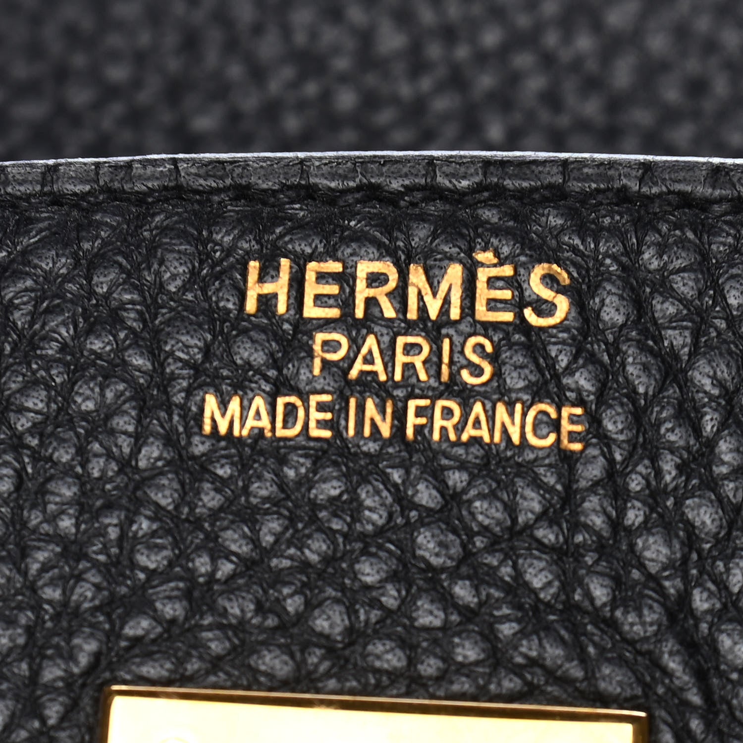 Hermes Taurillon Clemence Birkin 35 Black 5 of 11