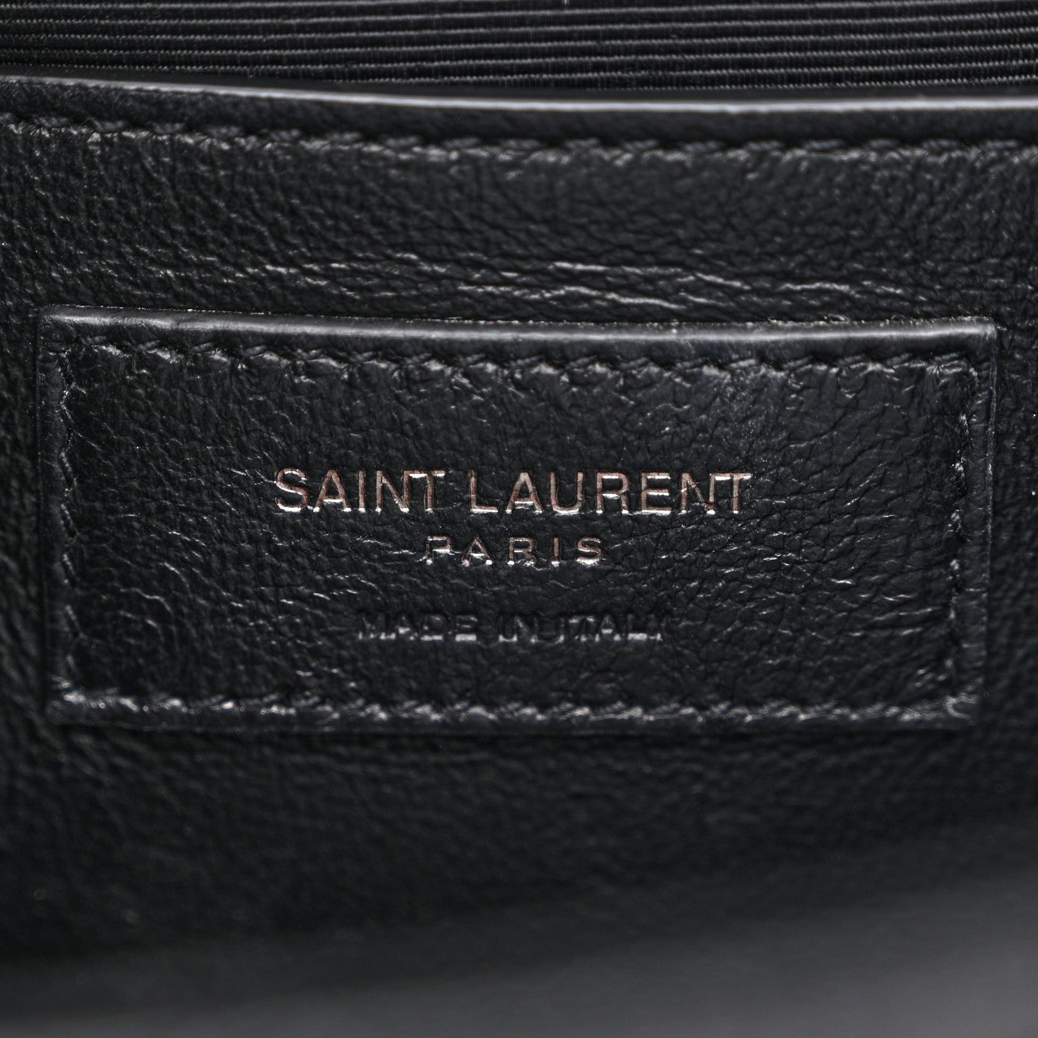 Saint Laurent SAINT LAURENT Grain De Poudre Textured Mixed Matelasse Triquilt Medium Monogram Monochrome Satchel Black 6 of 11