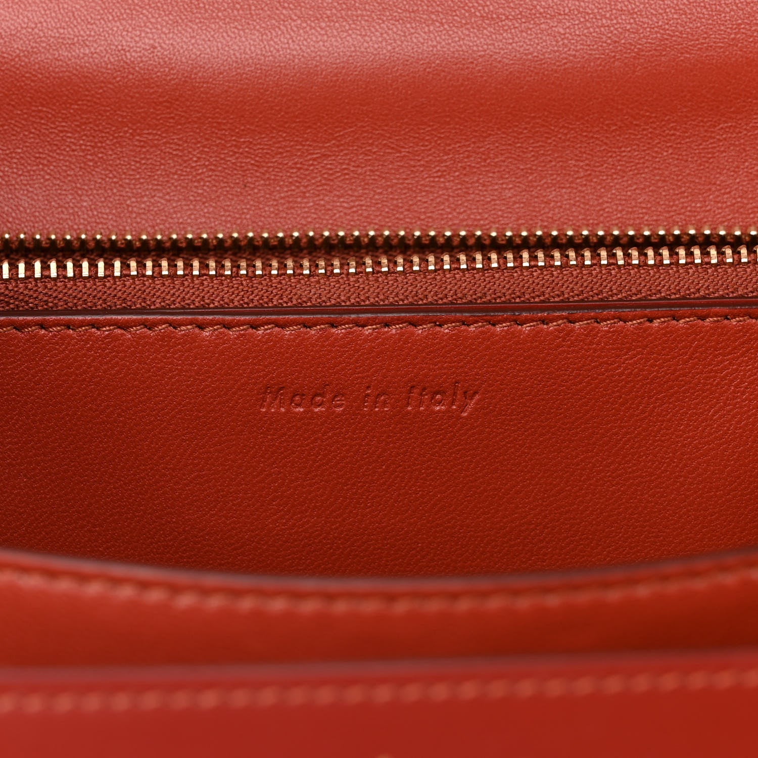 Celine Box Calfskin Medium Classic Box Flap Bag Dark Brick 6 of 13
