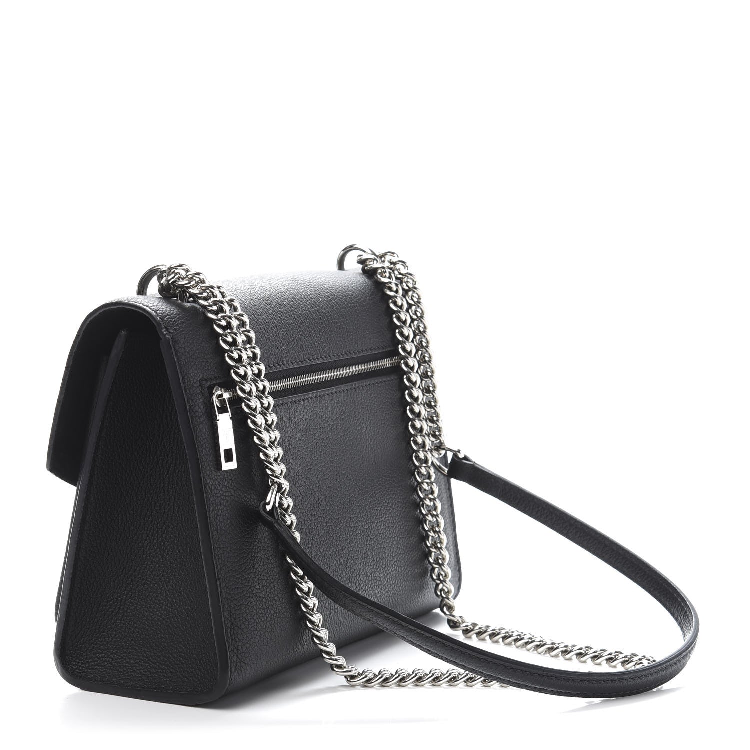 Louis Vuitton Soft Calfskin My Lockme Chain Bag BB Black 3 of 10