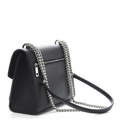Louis Vuitton Soft Calfskin My Lockme Chain Bag BB Black 3 of 10