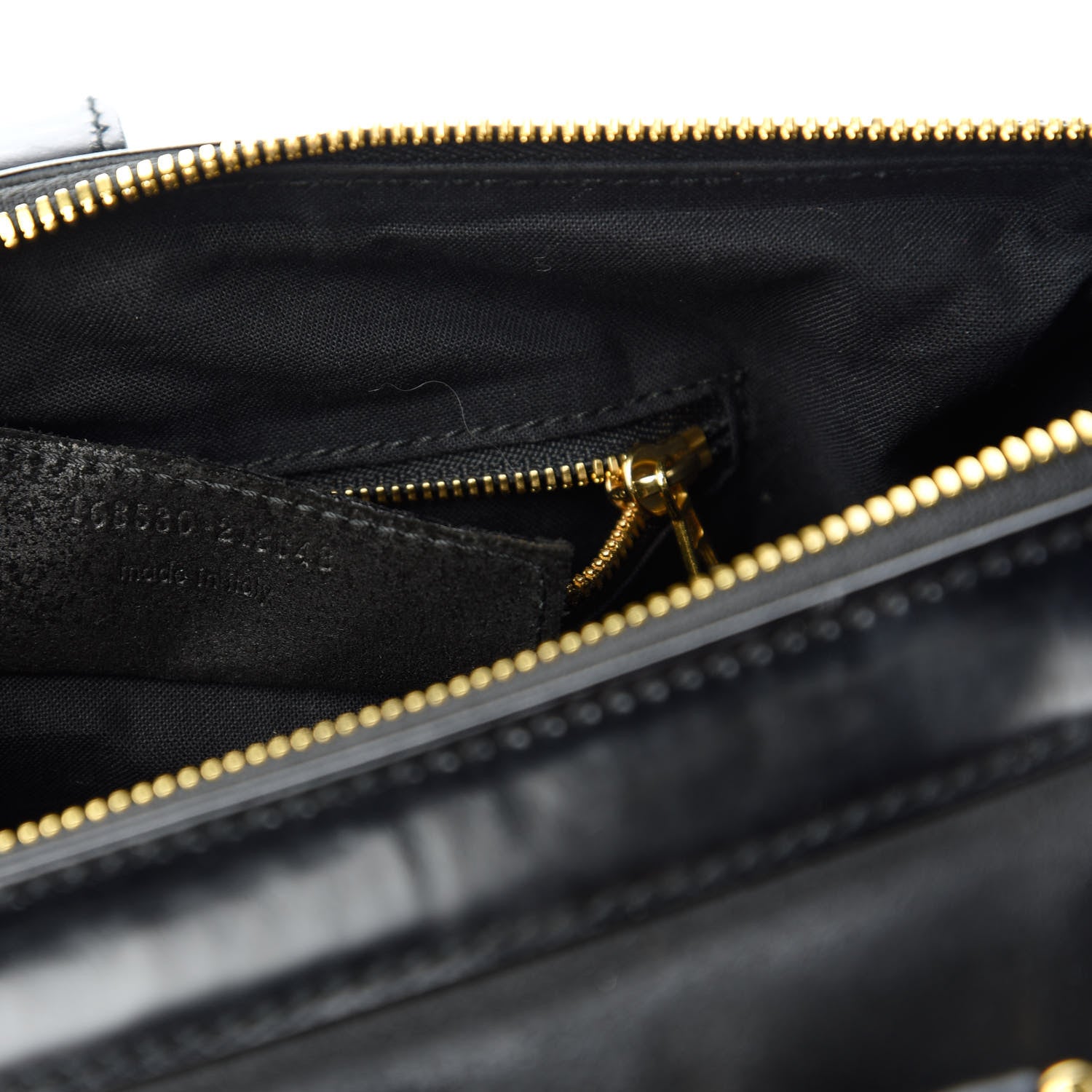 Balenciaga Patent Suede Sac Superb Black 9 of 11