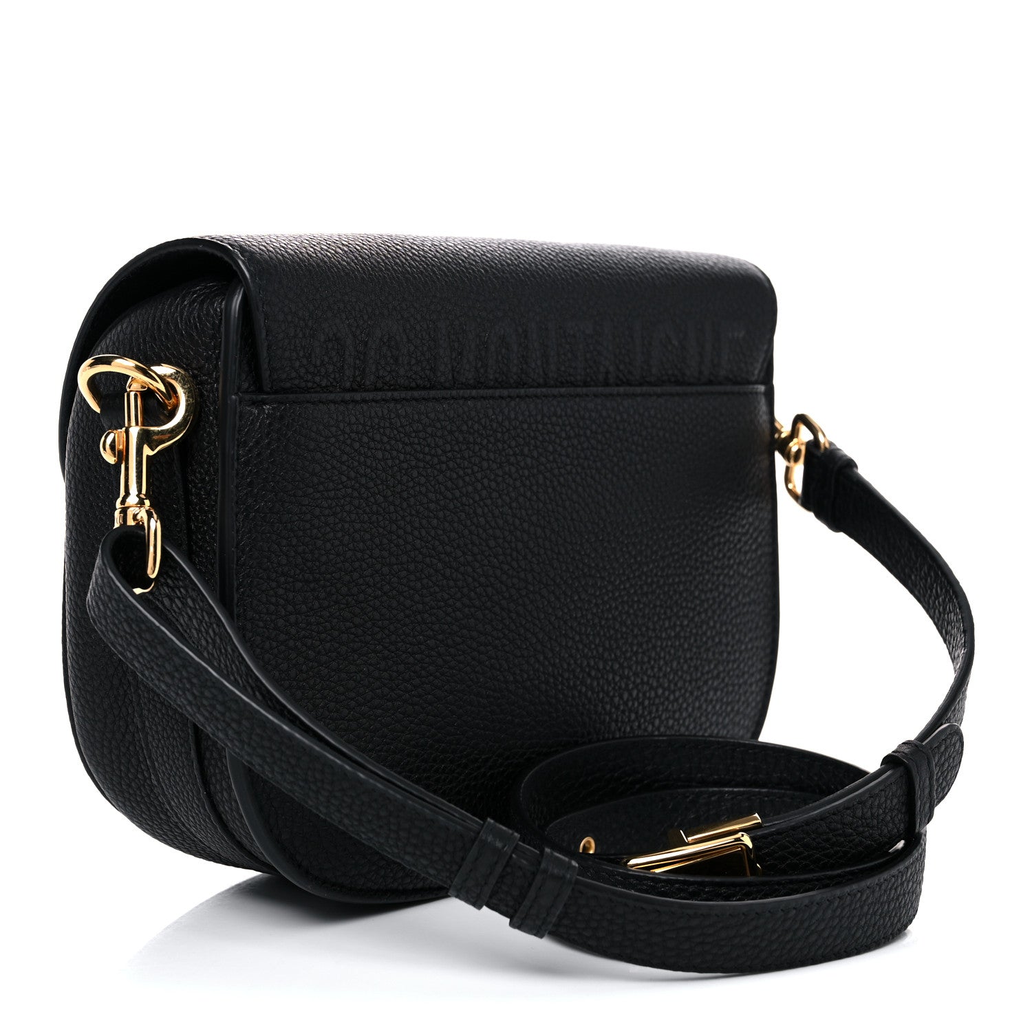 Christian Dior Grained Calfskin Medium Bobby Flap Black 3 of 11