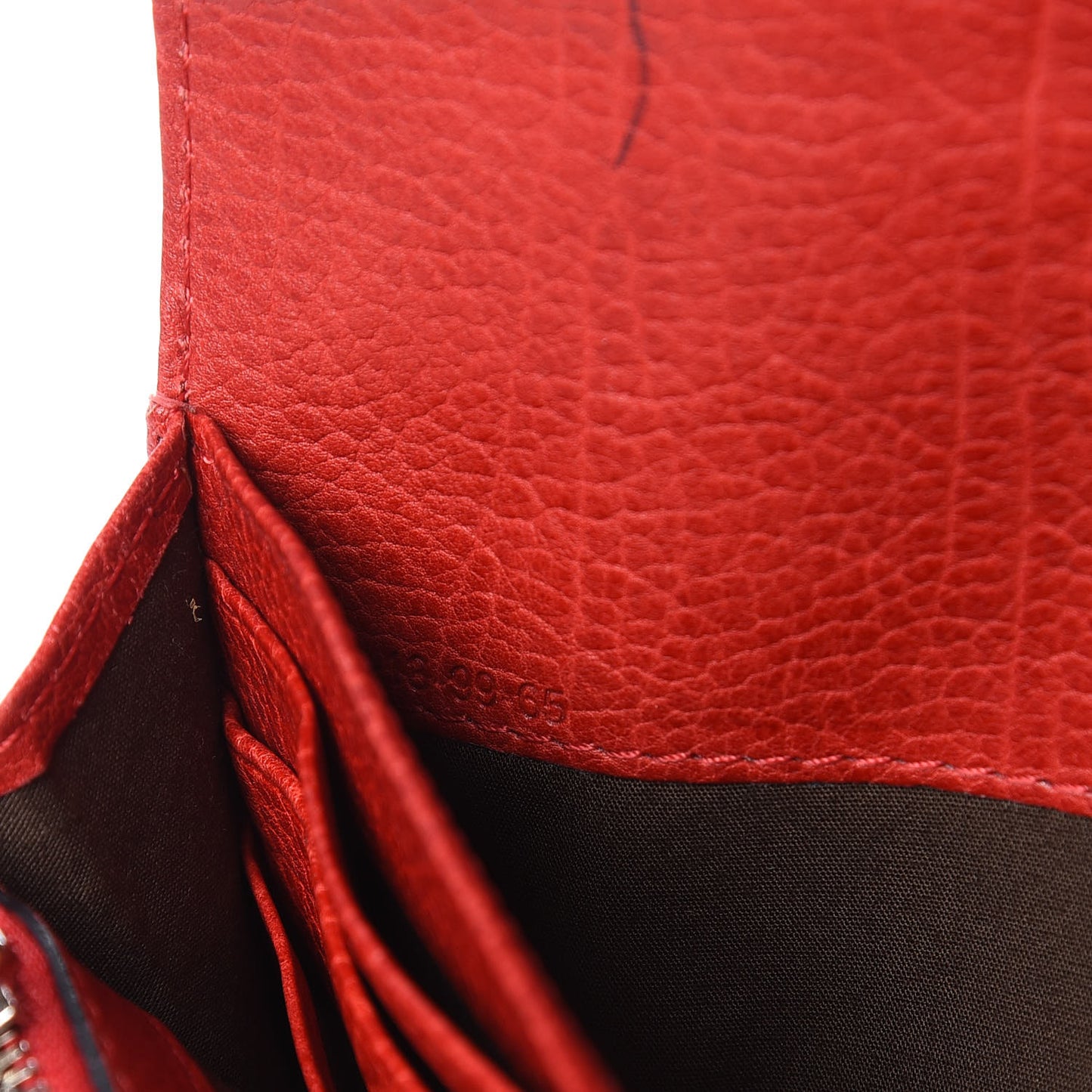 Calfskin Aurore Wallet Holly Berry