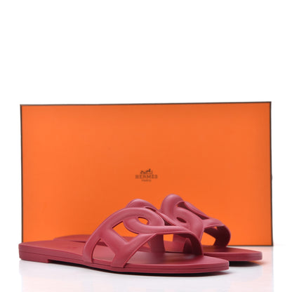 Hermes Rubber Aloha Sandals 38 Rose Baie 14 of 14