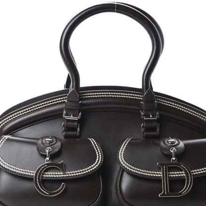 Christian Dior Calfskin Medium Detective Satchel Brown 11 of 11